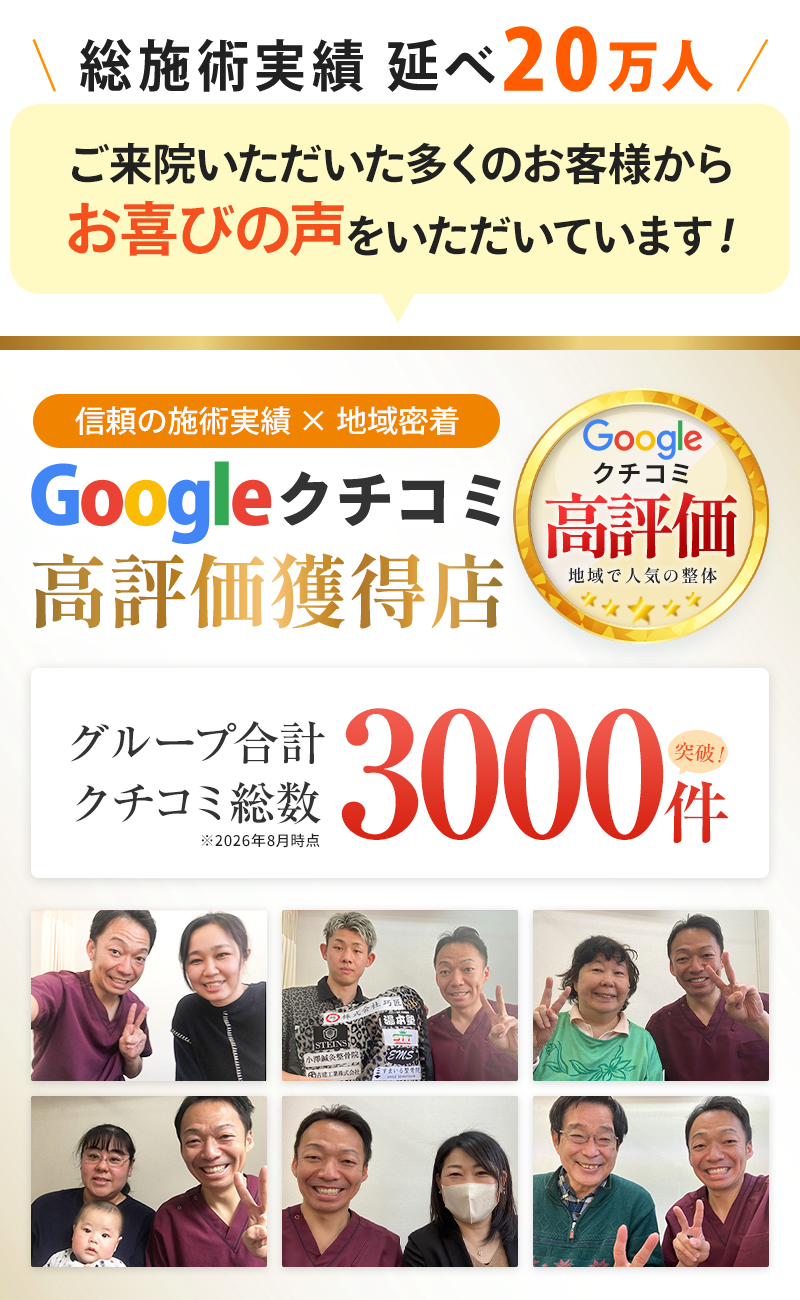 Googleクチコミ高評価獲得店